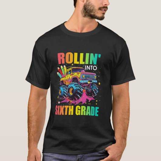 小学6年生モンスタートラック1日目 Tシャツ (正面)