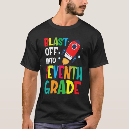 小学7年生の子どもたちを爆破する Tシャツ (正面)