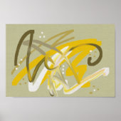 小宇宙用抽象芸術ポスター ポスター (正面)