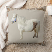 小実在池ミニ白馬小動物 クッション (ブランケット)