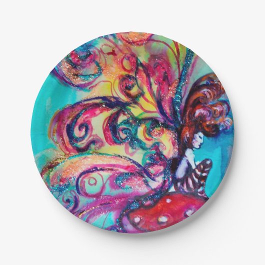 小小妖精や小人 ペーパープレート (正面)