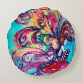 小小妖精や小人 ラウンドクッション (裏面)