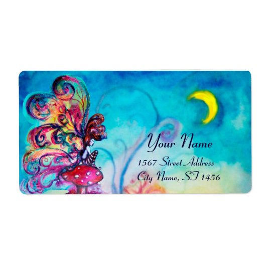 小小妖精や小人 ラベル (正面)