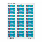 小小妖精や小人 ラベル (フルシート)