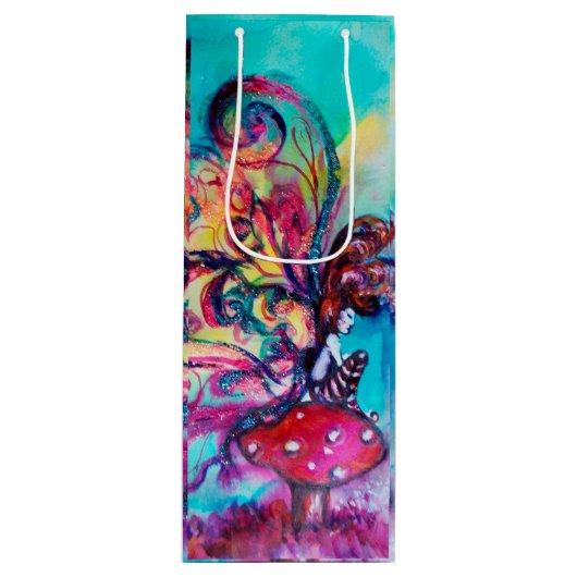 小小妖精や小人 ワインギフトバッグ (正面)