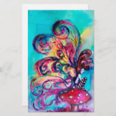 小小妖精や小人 便箋 (正面/裏面)