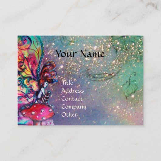 小小妖精や小人 名刺 (正面)