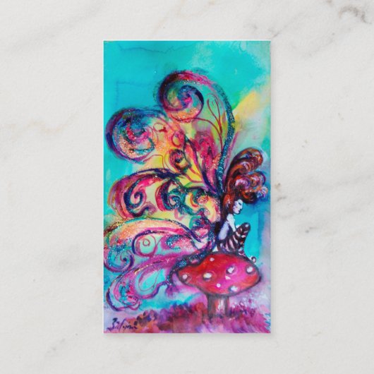 小小妖精や小人 名刺 (裏面)