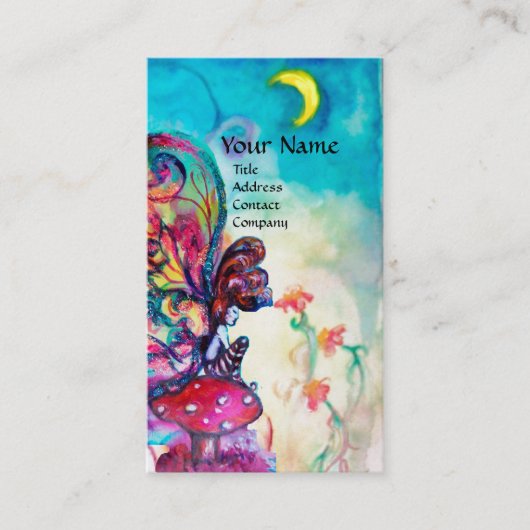 小小妖精や小人 名刺 (正面)