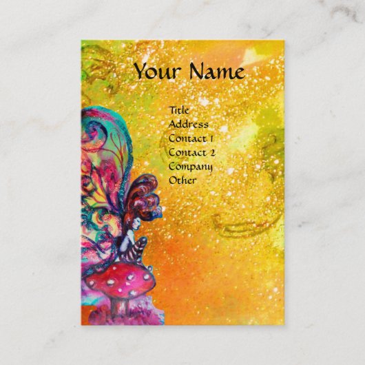 小小妖精や小人 名刺 (正面)