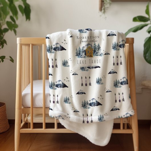 小屋で | ファミリーネームの荒野ブランケット シェルパブランケット