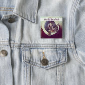 小屋のクローズアップの写真の虎猫の子猫 缶バッジ (インサイチュ)