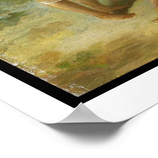 小屋の外の風下の島カリブファミリー， c.17 ポスター (角)