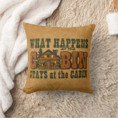 小屋の枕で起こります クッション (ブランケット)