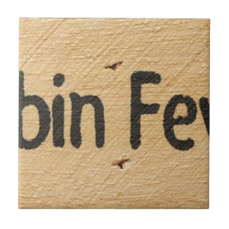 小屋の熱の印 タイル