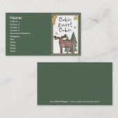 小屋の甘い小屋のNorthwoodsの名刺 名刺 (正面/裏面)