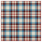 小屋のTartan~の幸せな樵 ファブリック (クローズアップ)