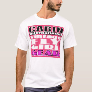 小屋Intl。 はえの女の子のギア Tシャツ