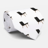 小山の世紀半ばのモダンな革紐の椅子によるイェンスRISOM ネクタイ (ロール)