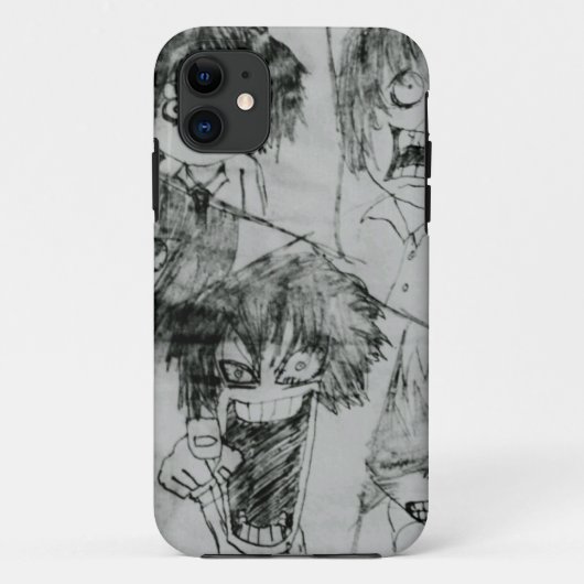 小山田まんた 多様なシャーマンキング顔表現 Case-Mate iPhoneケース (裏面)
