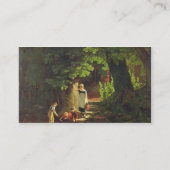 小川による子供、c.1822 (パネルの油) 名刺 (裏面)