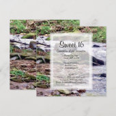 小川のほとり 招待状 (正面/裏面)