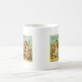 小川のスプールの綿 コーヒーマグカップ (中央)