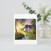 小川の小さな村 ポストカード (スタンド正面)