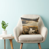 小川の少ない湿地の穏やかな風景 クッション (椅子)