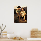 小川の端で有名な芸術家たちをポスターに ポスター (キッチン)