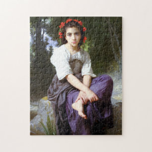 小川の端のBouguereau ジグソーパズル