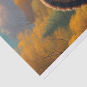 小川の野生の七面鳥の絵 薄葉紙 (詳細)