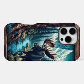 小川の雄大なムース iPhoneケース (裏面横)