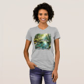 小川の魚 Tシャツ (正面フル)