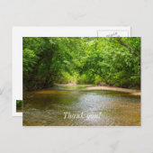 小川を遡る ポストカード (正面/裏面)