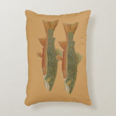 小川及び茶色の枕 アクセントクッション (正面(垂直))