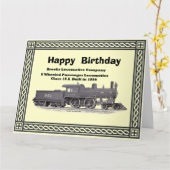 小川機関車は#961バースデー・カードを働かせます カード (黄色い花)