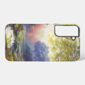 小川+森の絵画 SAMSUNG GALAXYケース (裏面横)