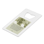 小庄 クレジットカード栓抜き (正面アングル)