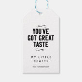 小得商素晴らしを味わう ギフトタグ (正面)