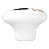 小忍者作り折り紙紙投球スター セラミックノブ (側面)