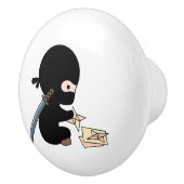 小忍者作り折り紙紙投球スター セラミックノブ (右)