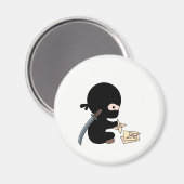 小忍者作り折り紙紙投球スター マグネット (正面/裏面)