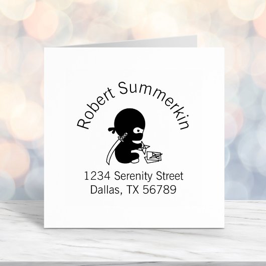 小忍者折り紙スターアドレス3 セルフインキングスタンプ