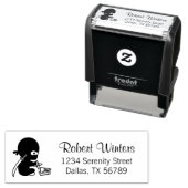 小忍者折り紙スターアドレス セルフインキングスタンプ (インサイチュ)