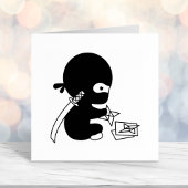 小忍者折り紙スター セルフインキングスタンプ