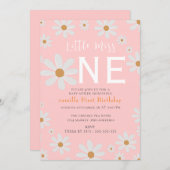 小恋しく思一ダーフルデイジー花が生まれる 招待状 (正面/裏面)