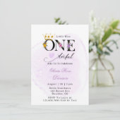 小恋しく思一ダーフル紫1歳の誕生日パーティーI 招待状 (スタンド正面)