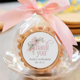 小恋しく思1歳の誕生日感謝していの ラウンドシール