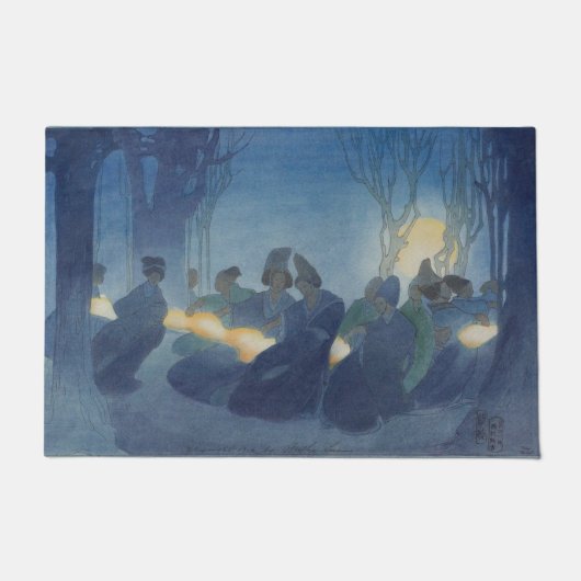 小悪魔のダンスの出入口の敷物 ドアマット (正面)